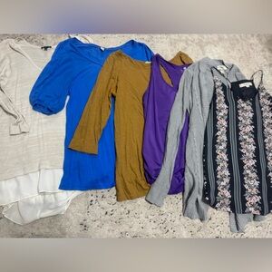 6 Women’s Tops Shirts Loft Express Old Navy Size Medium